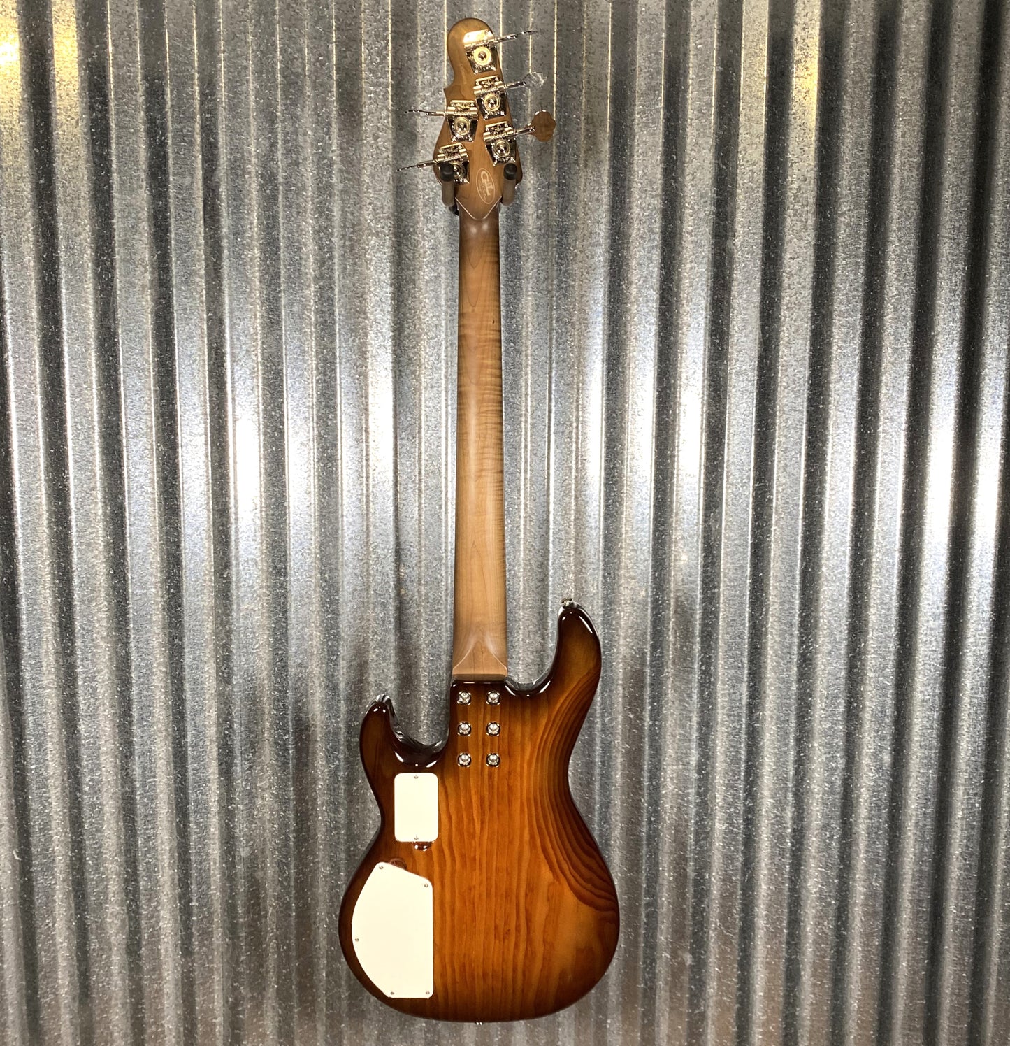 G&L USA Custom Shop L-2500 5 String Bass Smoked Caramel Roasted Pine & Bag #4018