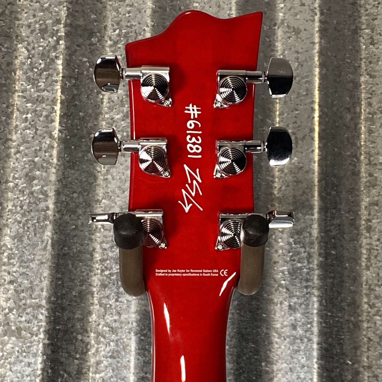 Reverend Sensei RA Trans Cherry Guitar #61381