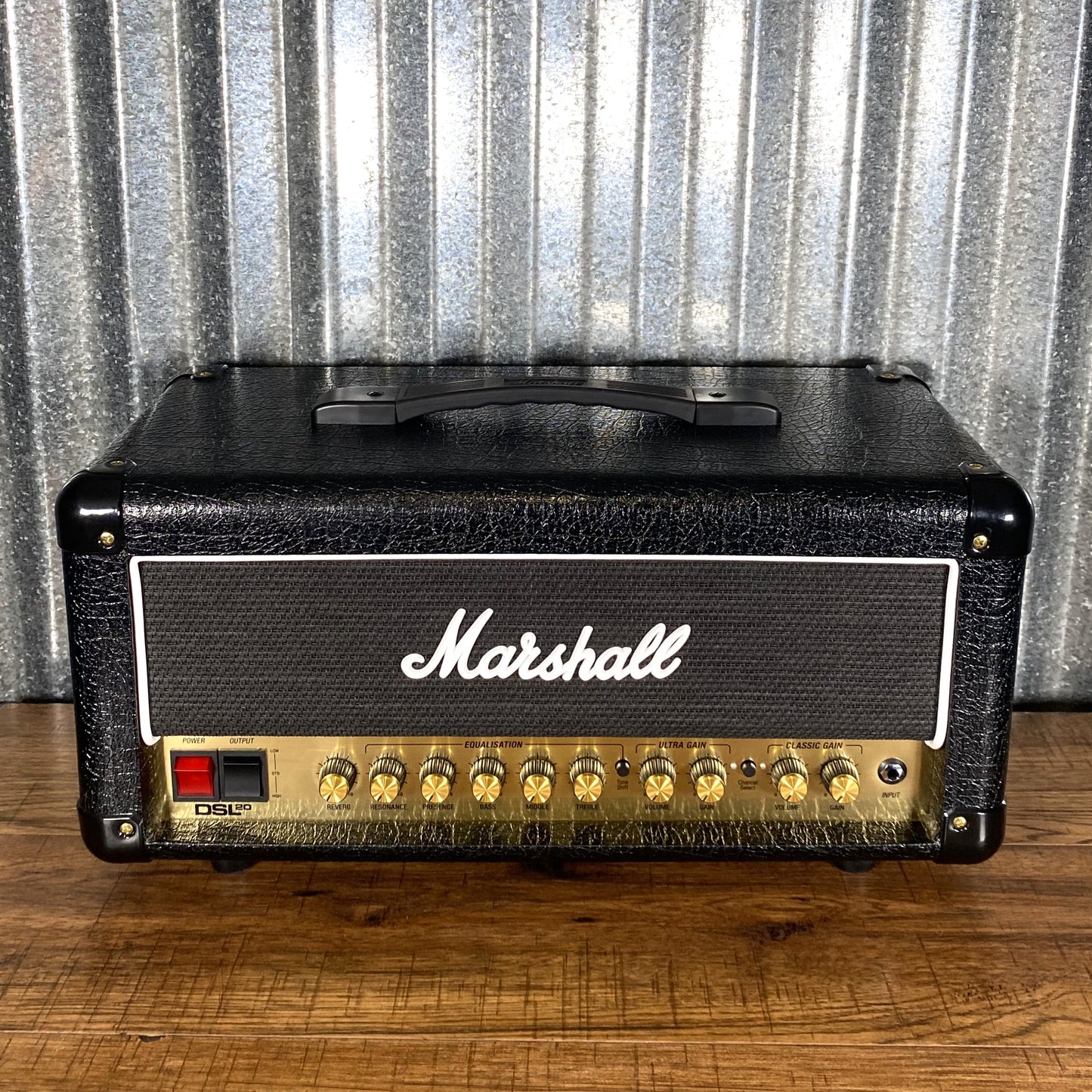 Marshall DSL20HR 2 Channel 20 Watt Tube Reverb Guitar Amplifier Head & Footswitch Used