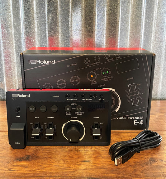 Roland E-4 AIRA Compact Voice Tweaker Vocal Looper Harmonizer Vocoder