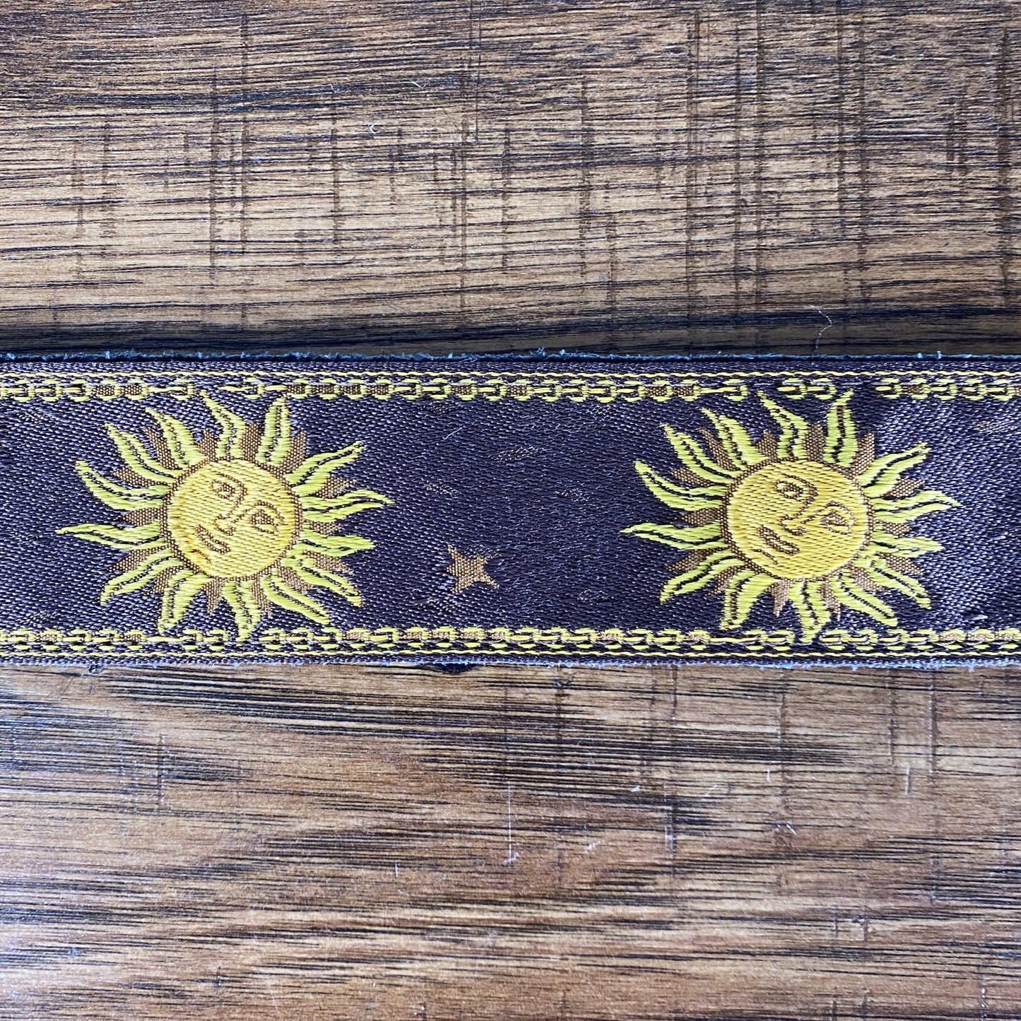 Levy's MPJG-SUN-BRN 2" Jacquard Weave Guitar Bass Strap Brown Sun