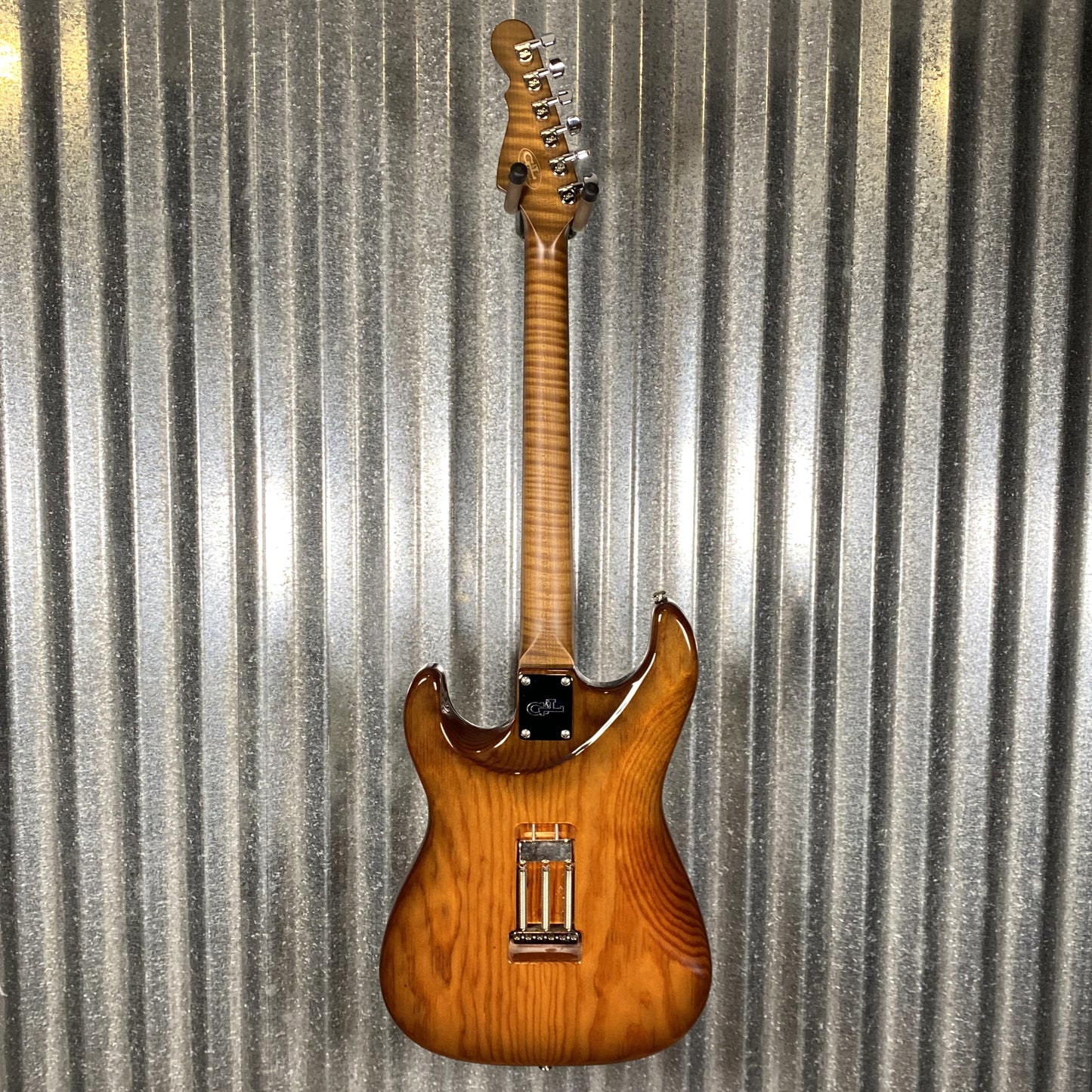 G&L USA Custom Shop Legacy HSH Smoked Caramel Roasted Pine Guitar & Bag #5004