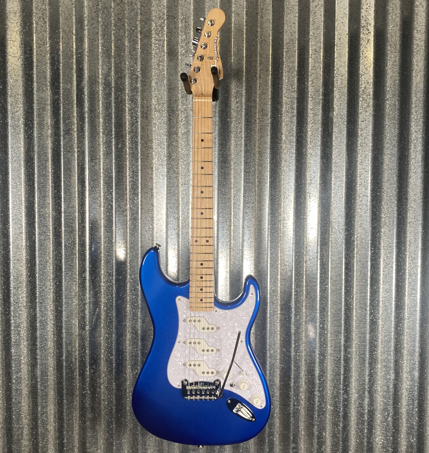 G&L USA Fullerton Deluxe Comanche Blueburst Guitar & Bag #3135