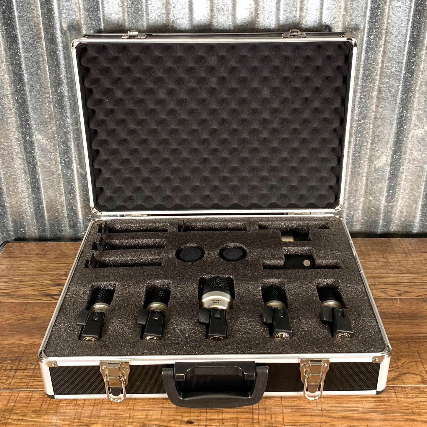 NEEWER NW-7 7 Piece Dynamic Drum Microphone Kit Used