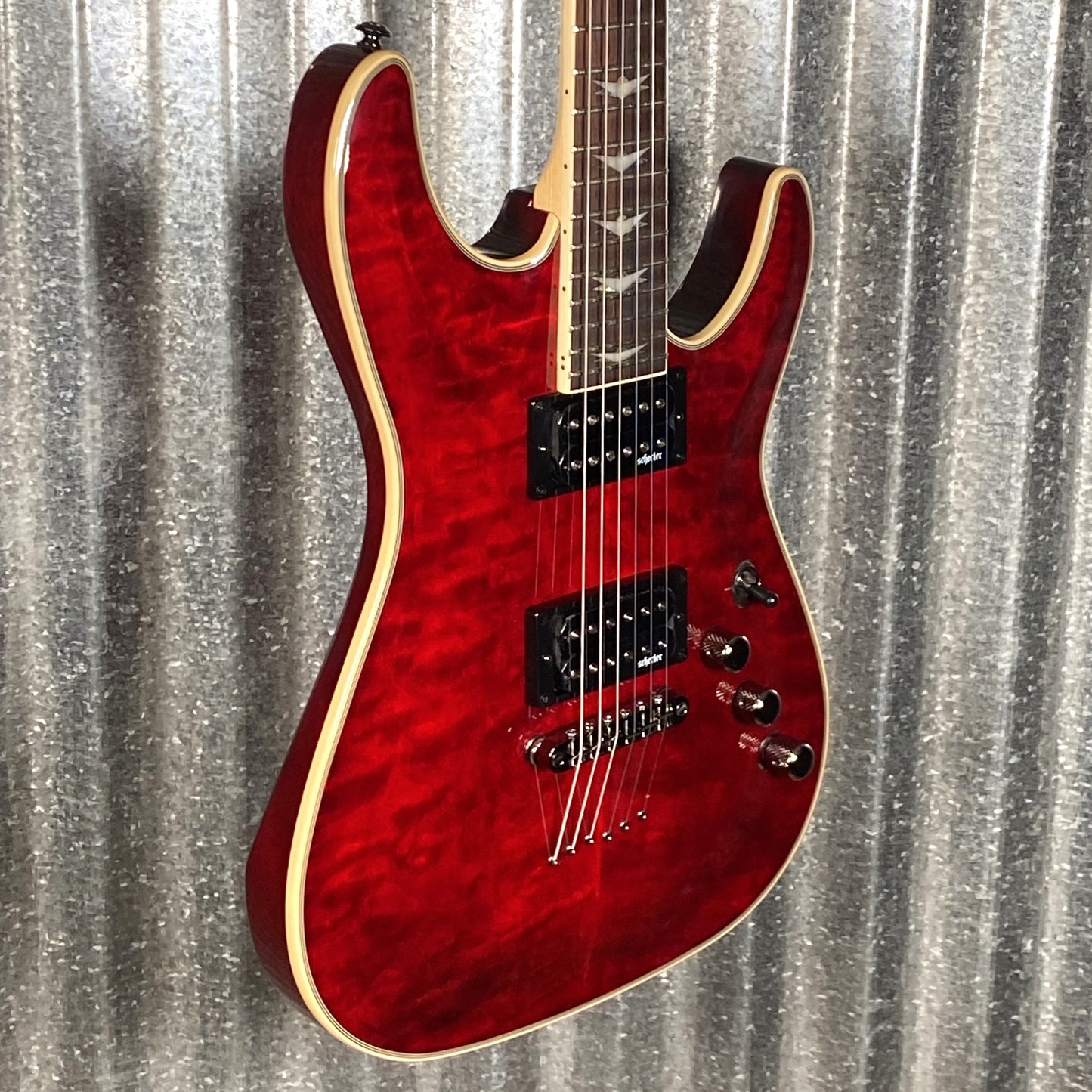 Schecter Omen Extreme 6 Black Cherry Guitar #0164