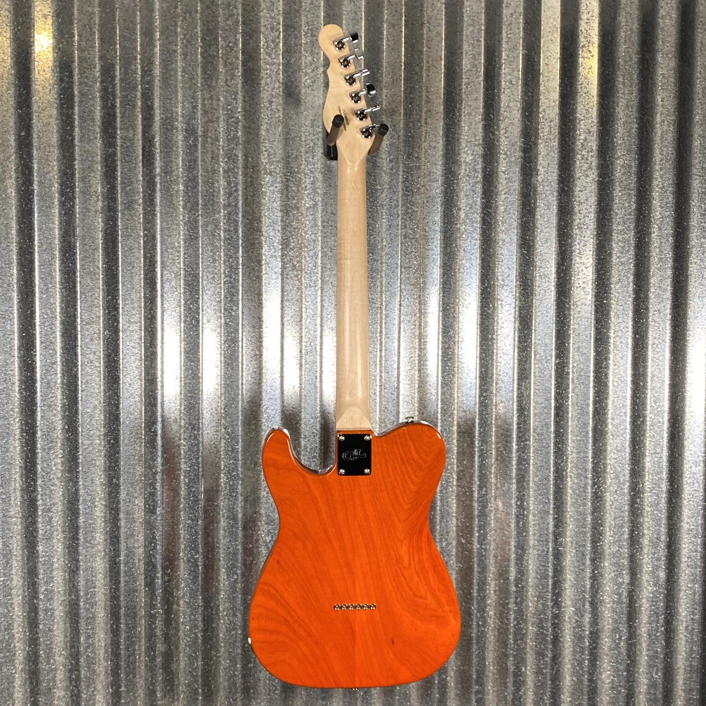 G&L USA Fullerton Deluxe ASAT Classic Bluesboy Clear Orange Guitar & Bag #8195