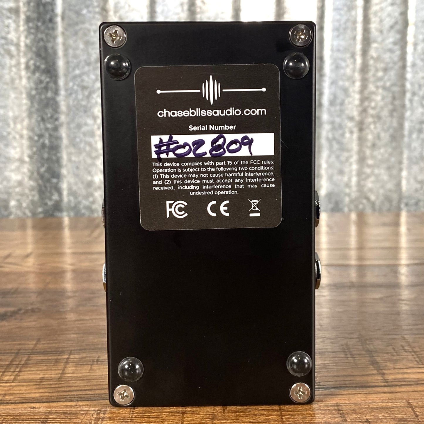 Chase Bliss Audio Warped Vinyl HiFi Pitch Vibrato Chorus Guitar Effect Pedal Used