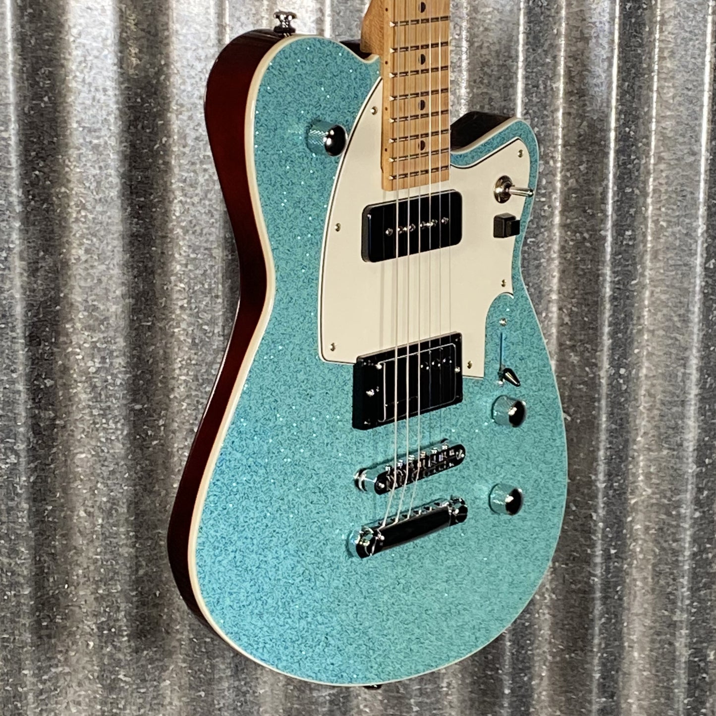 Reverend Chris Freeman Turquoise Sparkle Guitar #61336