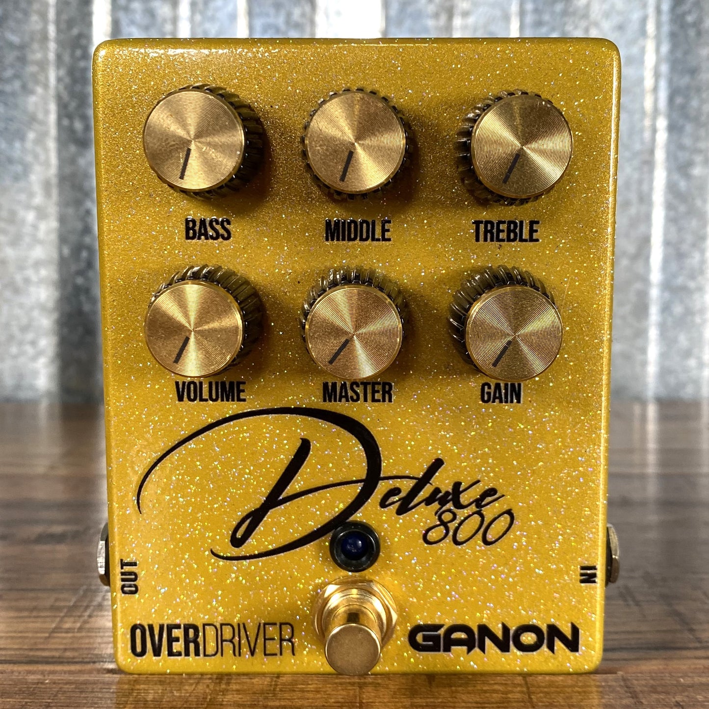 Ganon Effects Deluxe 800 JCM Overdrive Guitar Effect Pedal Used