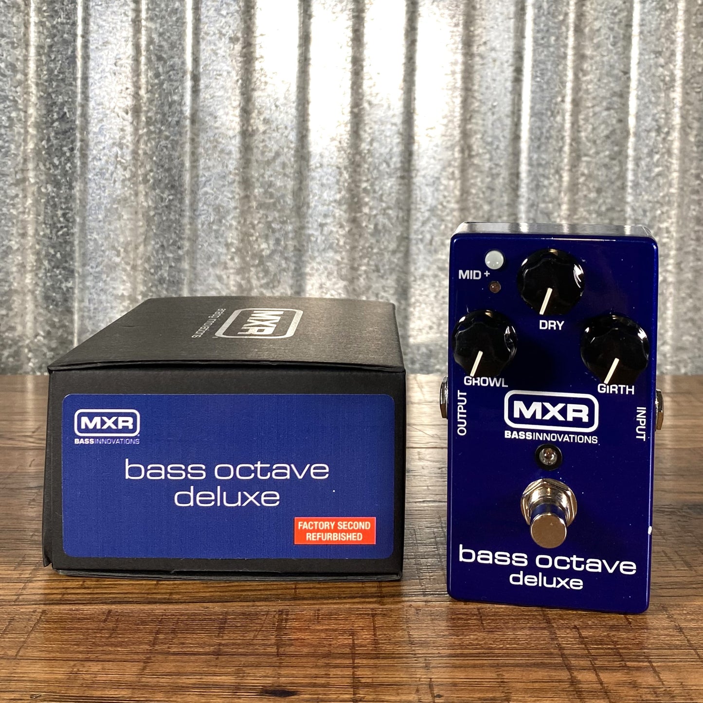 Dunlop MXR M288 Bass Octave Deluxe Bass Guitar Effects Pedal B Stock