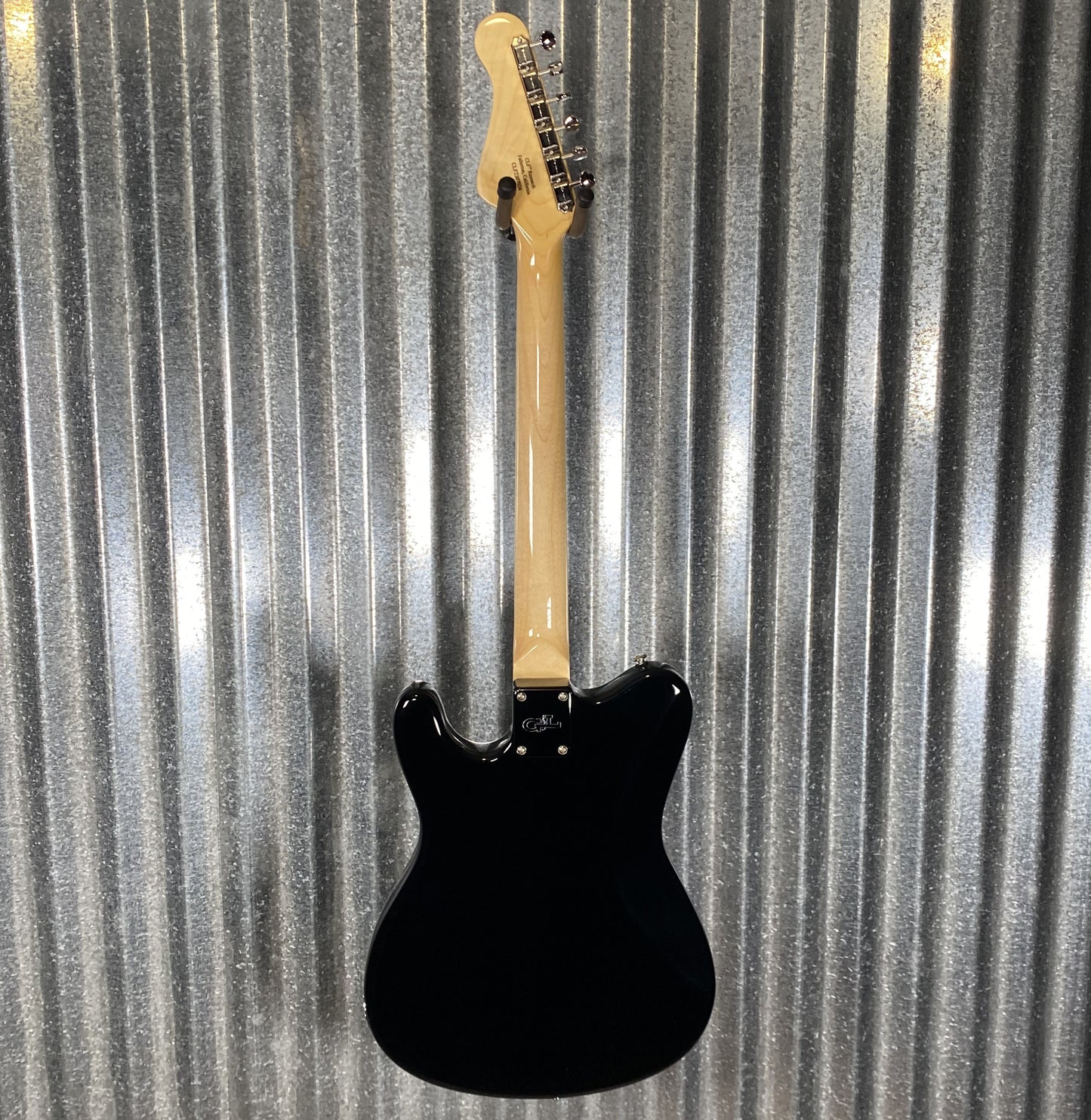 G&L USA CLF Research Espada HH Passive Jet Black Guitar & Bag #7024 Used