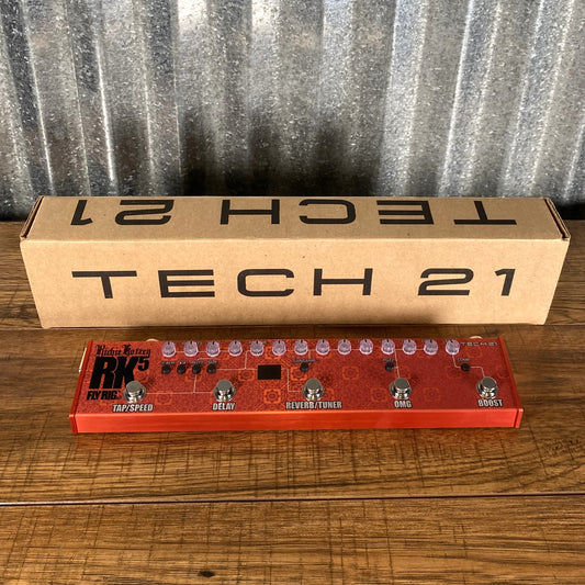 Tech 21 NYC Fly Rig Richie Kotzen Signature RK5 v2 Guitar Preamp Effect Pedal RK5 v2