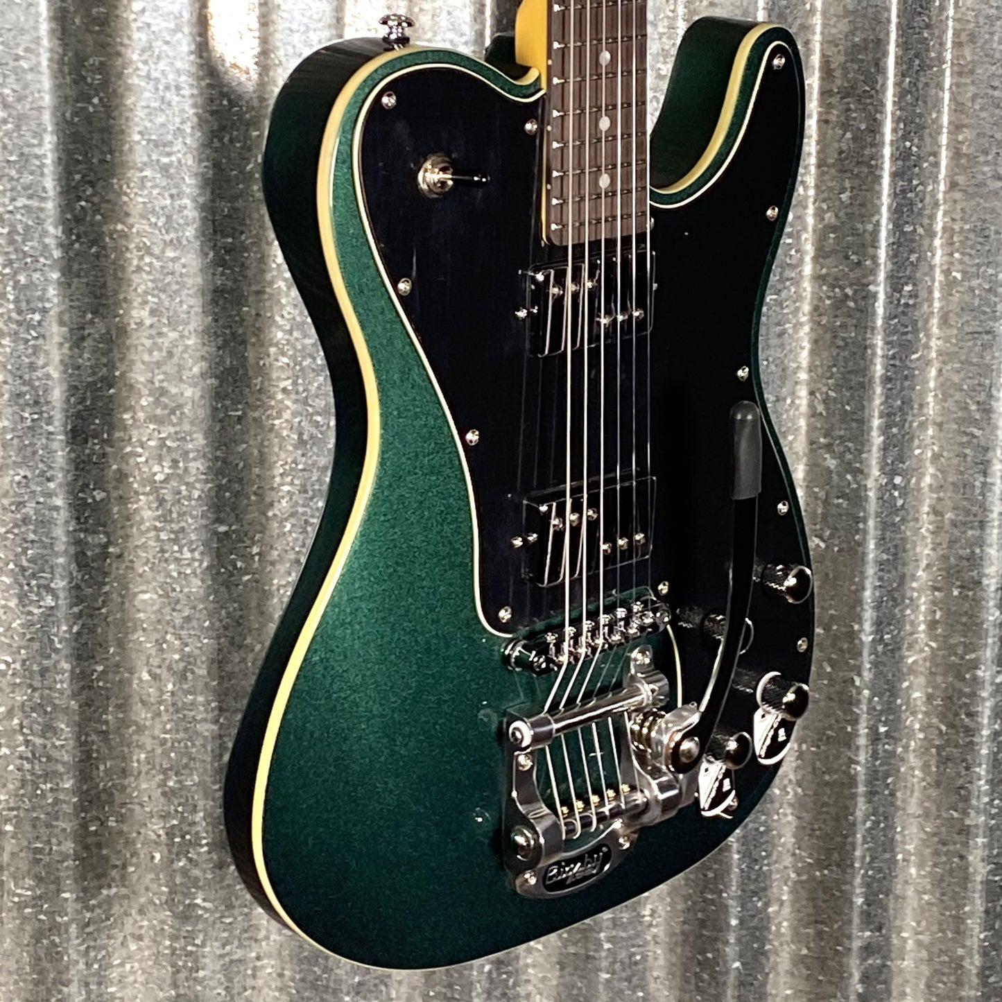 Schecter PT Fastback II B Dark Emerald Green Guitar #0885