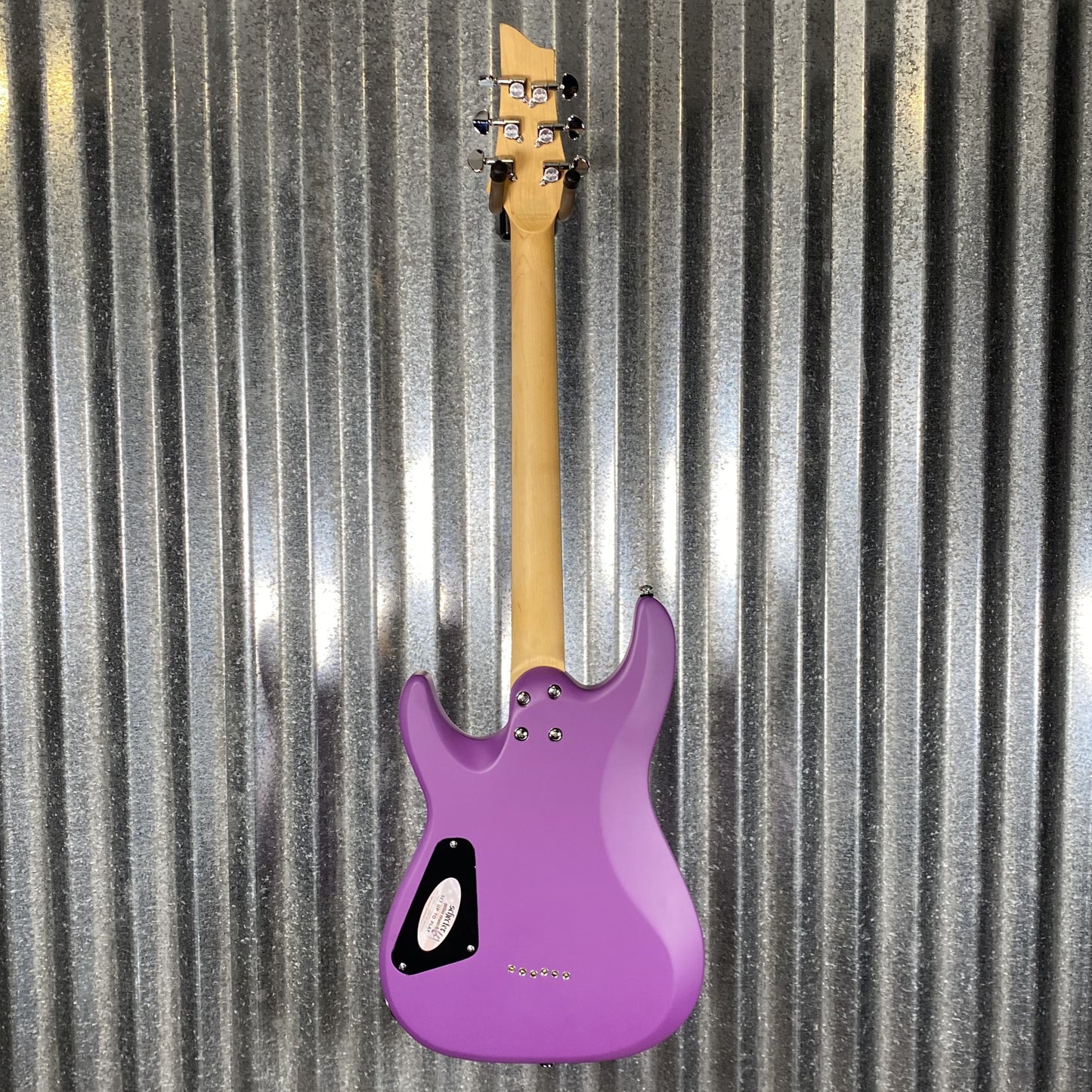 Schecter C-6 Deluxe Satin Purple Guitar #1039