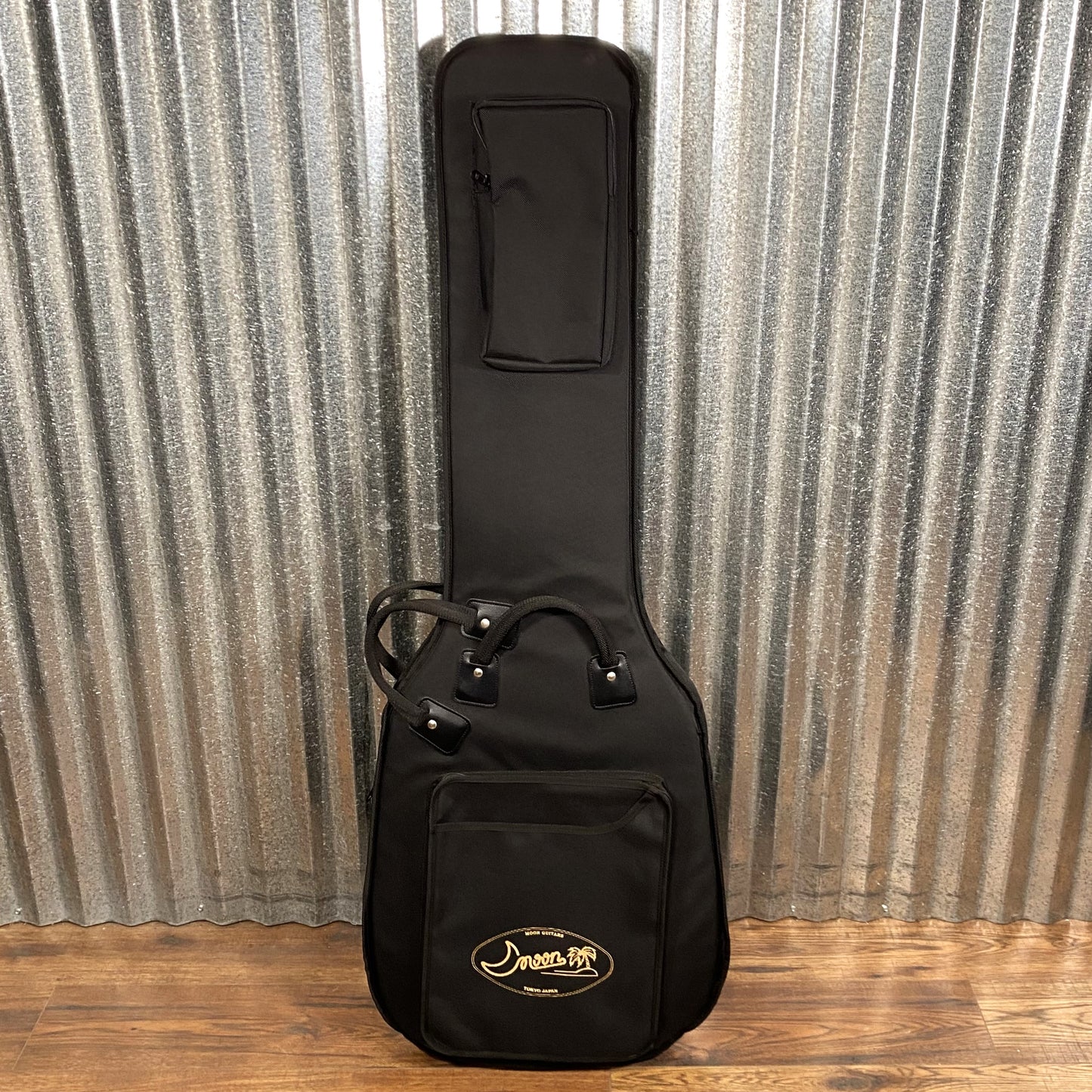 Moon Guitars Custom Bass Gig Bag Black Japan Used