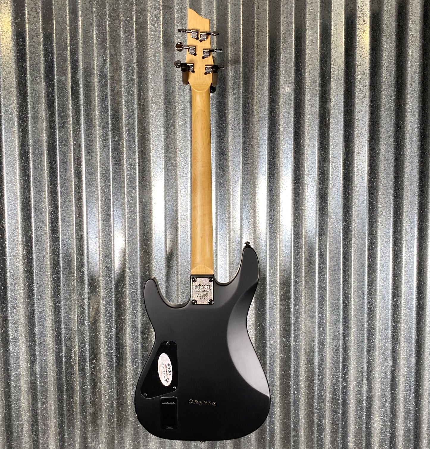 Schecter Demon 6 Aged Black Satin Guitar #0001