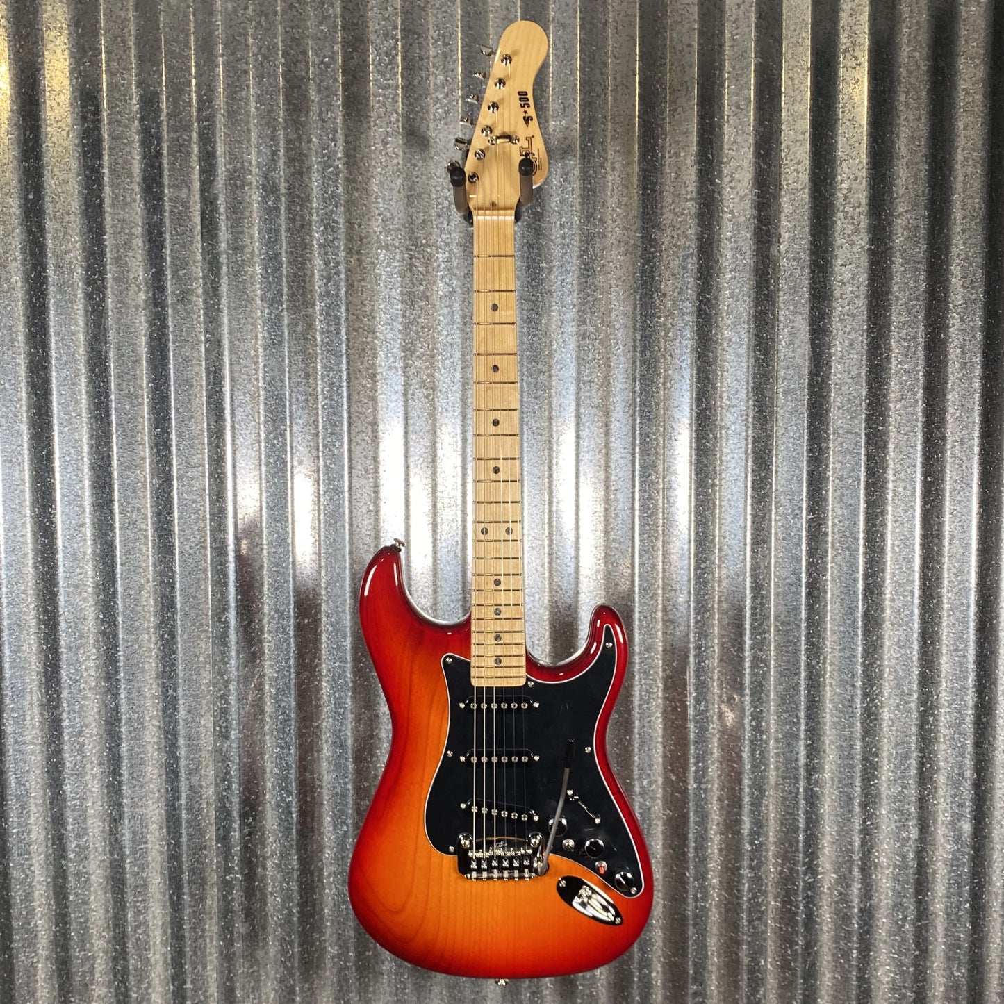 G&L USA CLF Research S-500 Active Cherryburst Guitar & Bag S500 #5215 Used