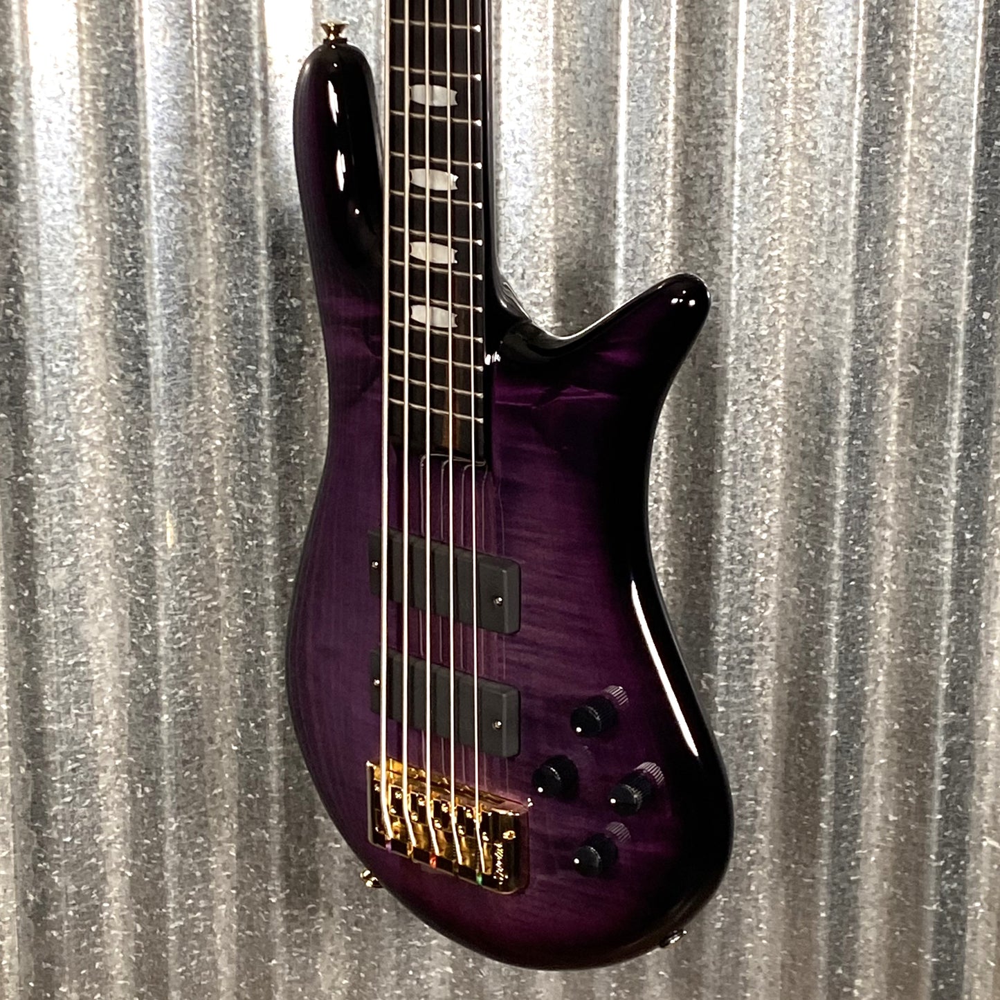 Spector Euro5 LT 5 String Bass Violet Fade Gloss EURO5LTVFG & Bag #1190