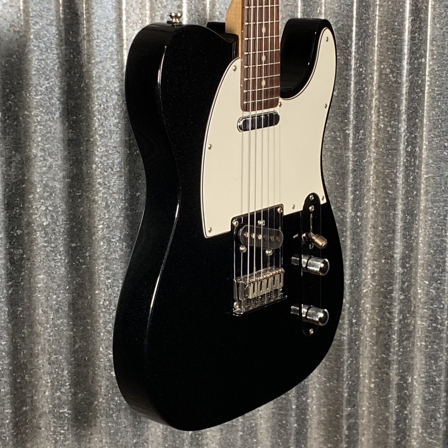 Fender Squier Standard Telecaster Black Metallic Guitar #8357 Used