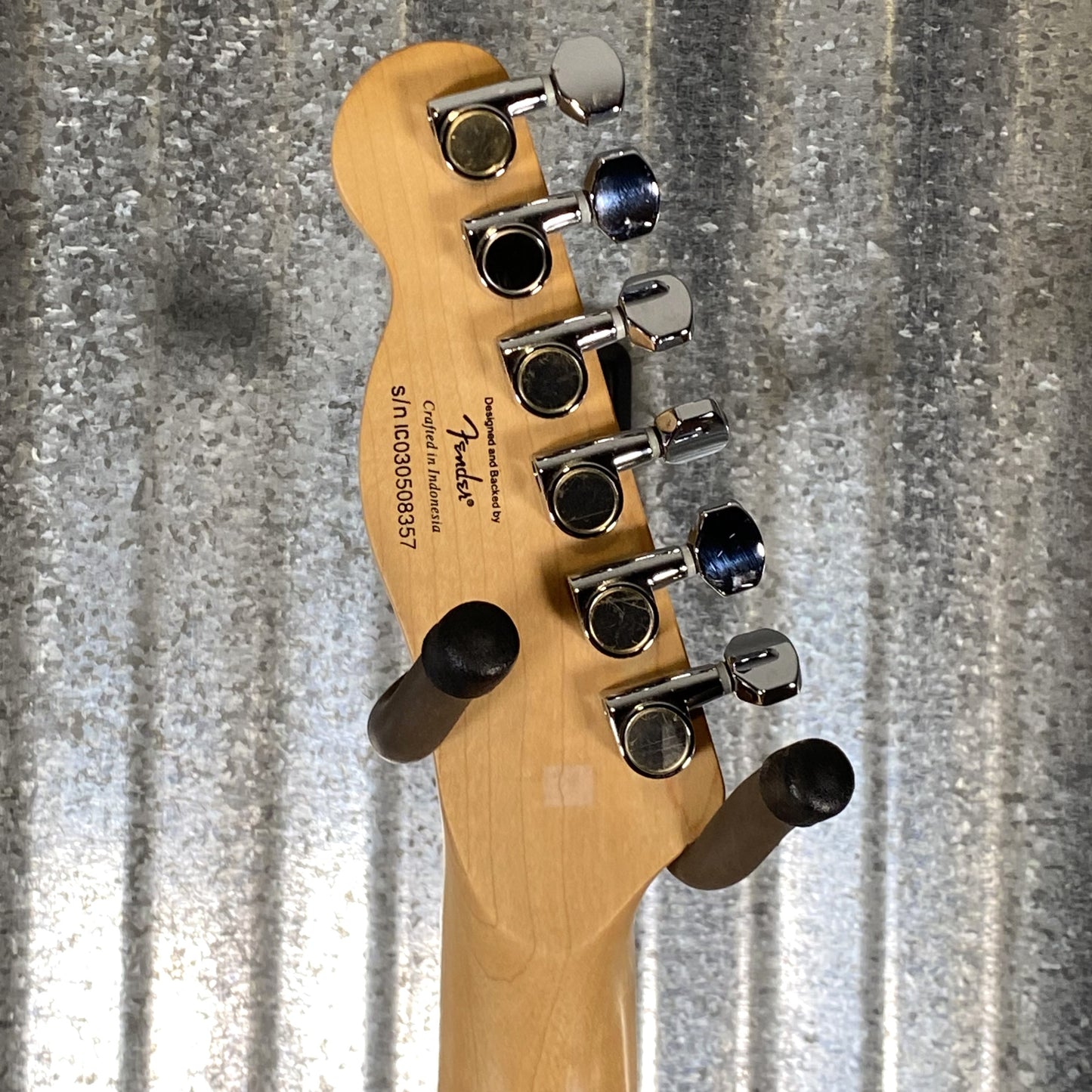 Fender Squier Standard Telecaster Black Metallic Guitar #8357 Used