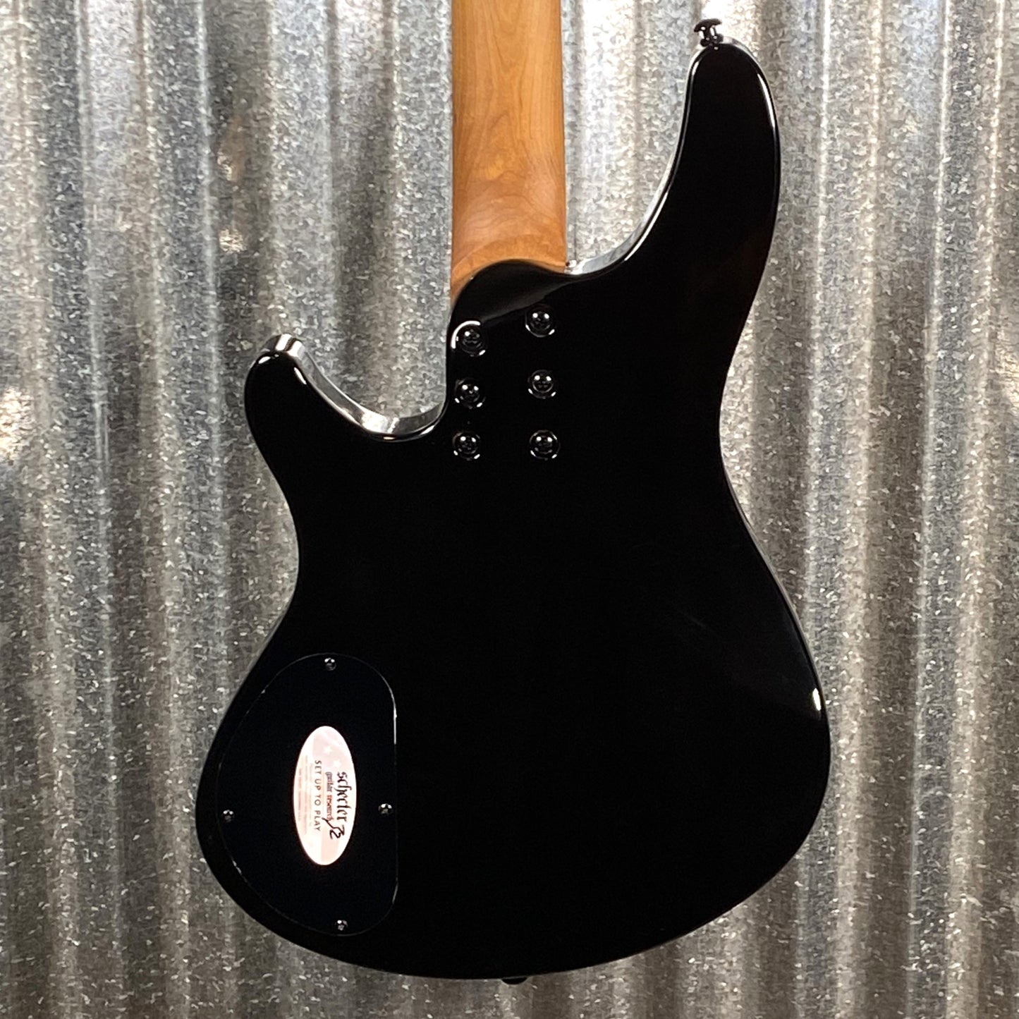 Schecter C-4 Standard Tobacco Burl 4 String Bass #0822