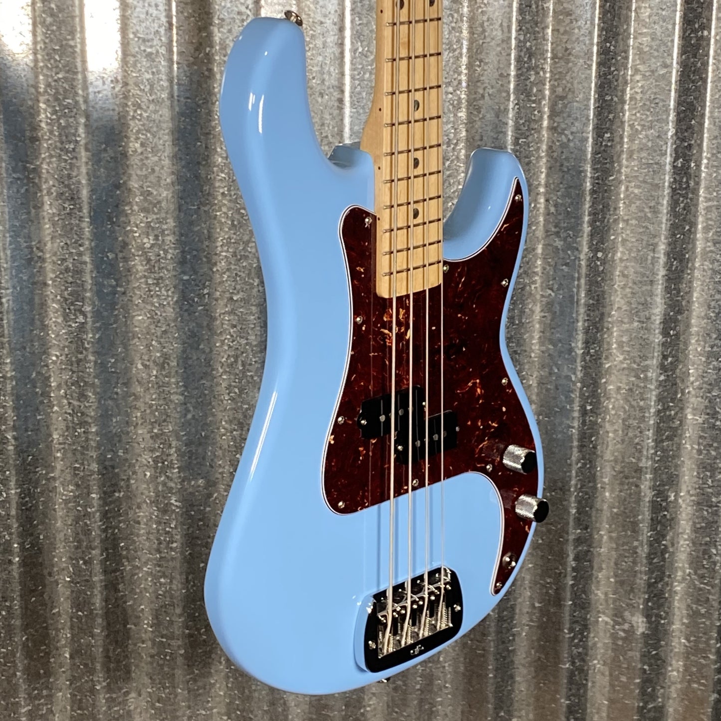 G&L USA LB-100 Himalayan Blue 4 String Bass & Bag LB100 #2033 Used