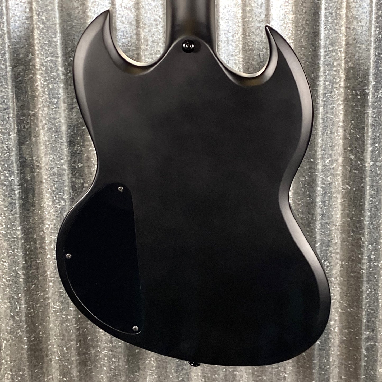 Westcreek Racer Offset SG Black Satin Solid Body Guitar #0003 Used
