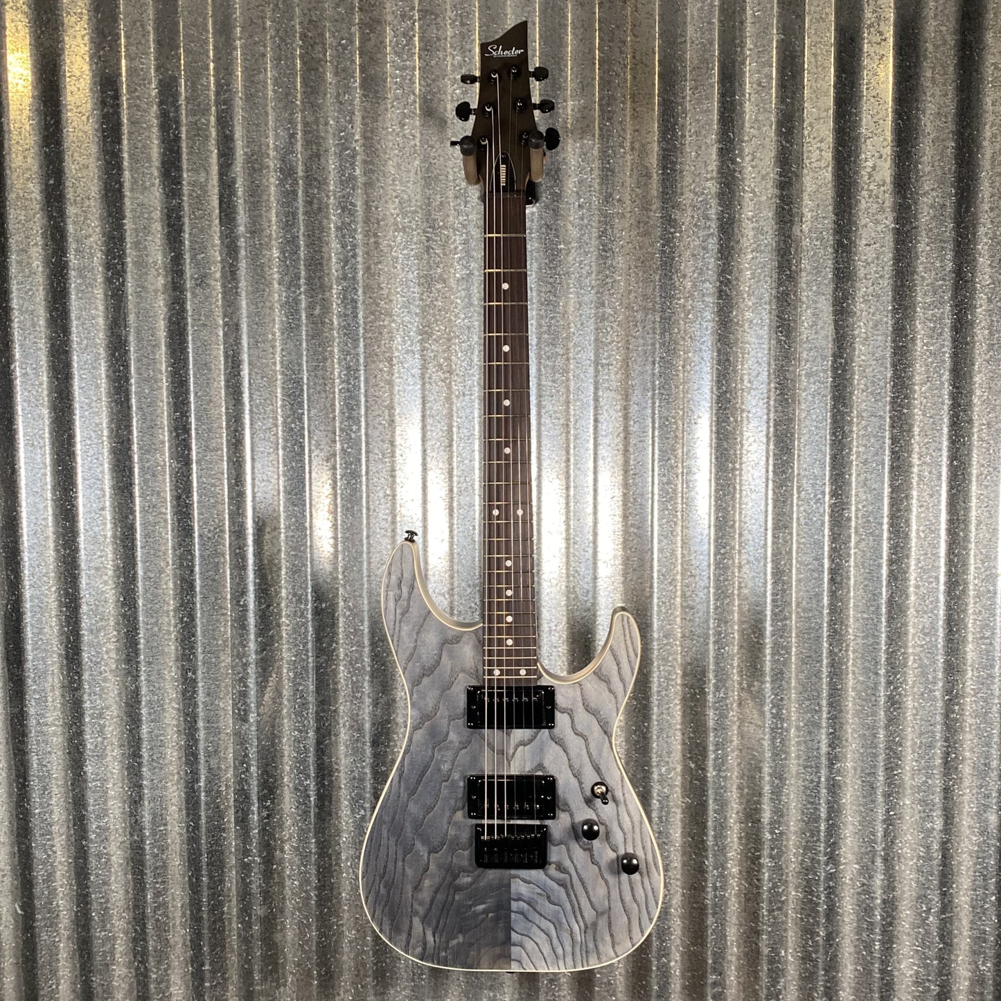 Schecter C-1 Standard Charcoal Satin Guitar #0143