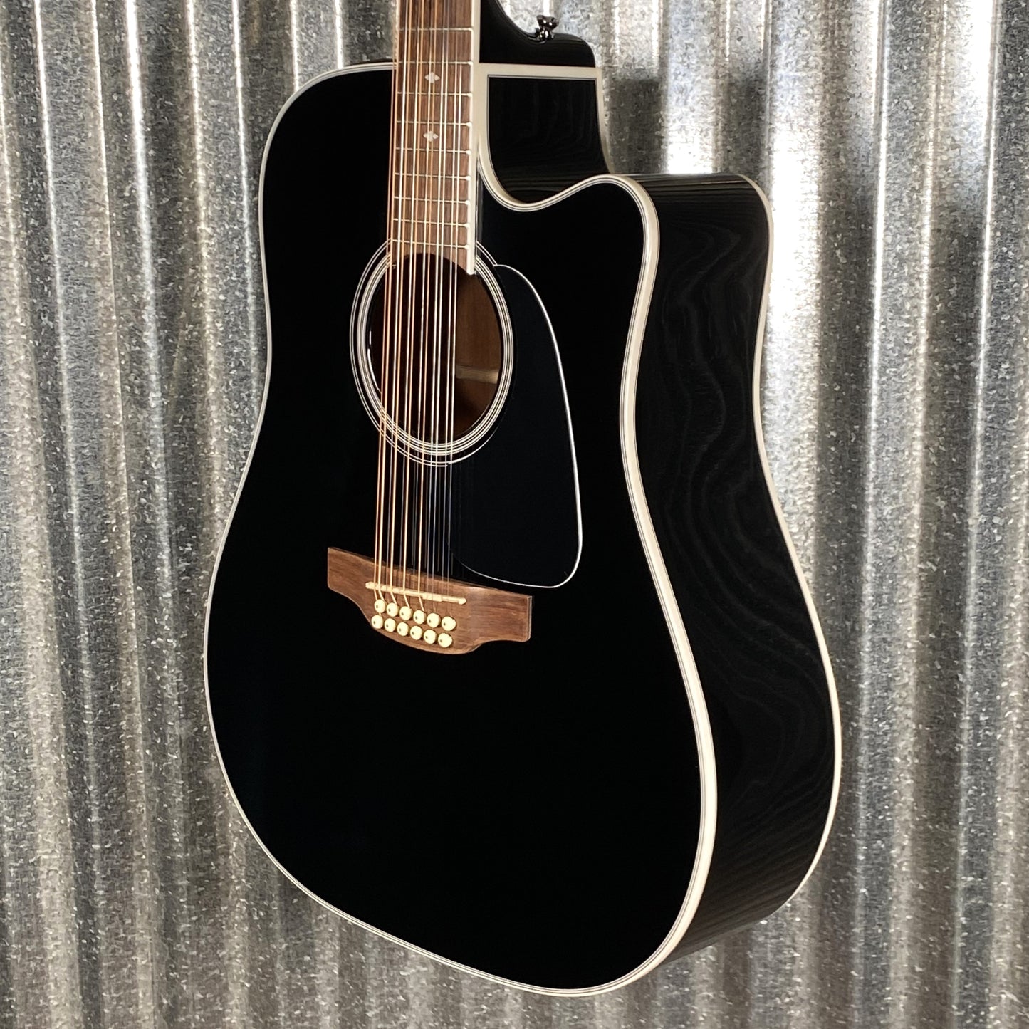 Takamine GD38CE Black 12 String Acoustic Electric Guitar & Bag #0934