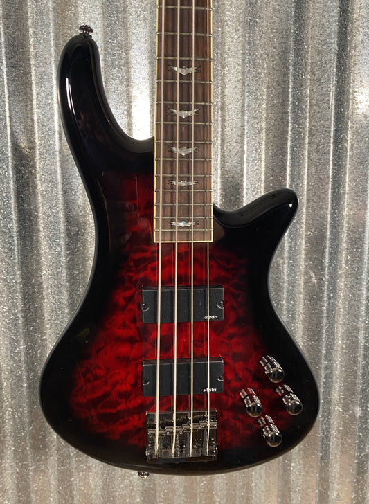 Schecter Stiletto Extreme-4 4 String Bass Black Cherry #0442