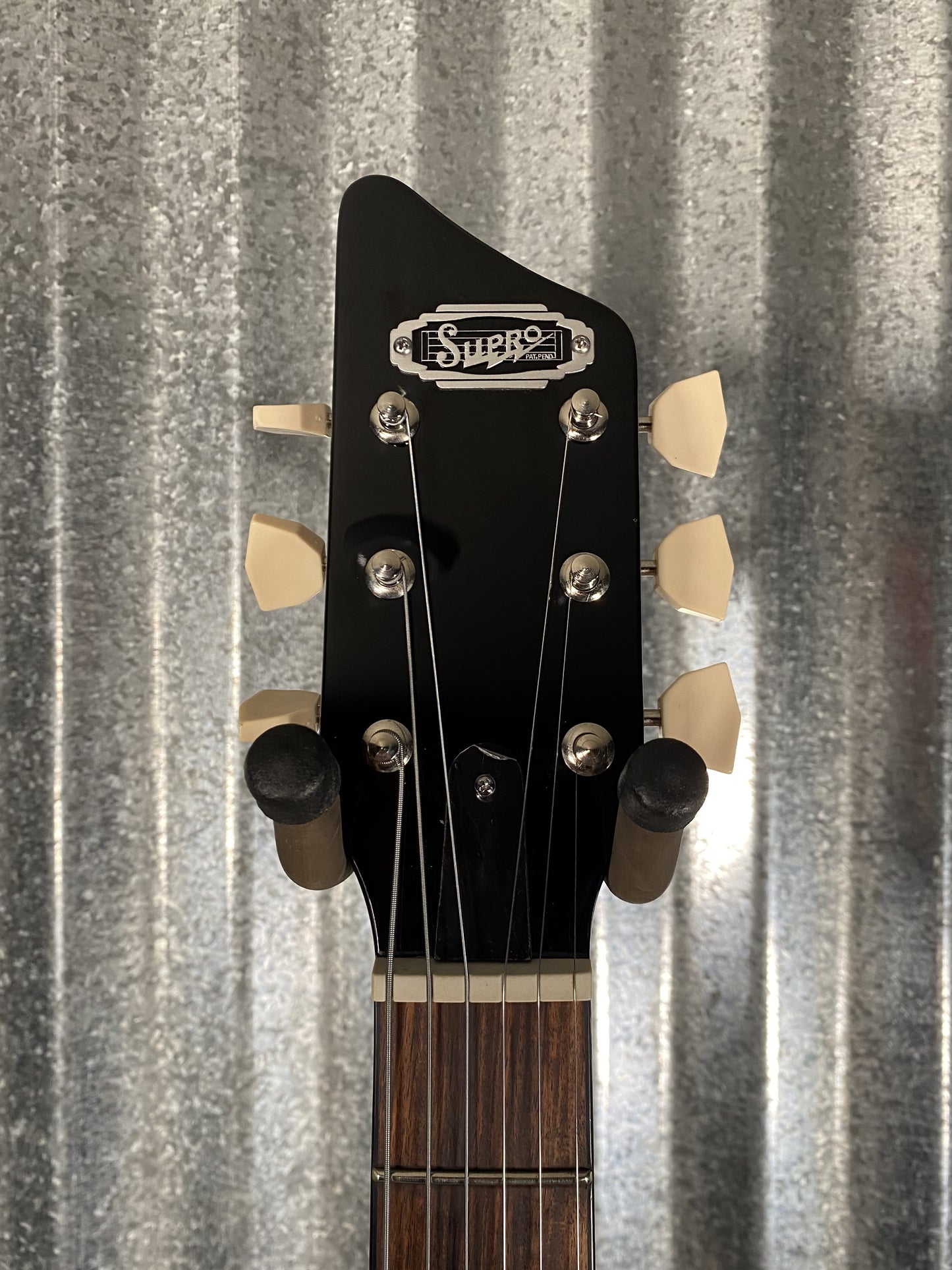 Supro 1296AN Silverwood Natural Ash Guitar & Bag #0187