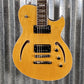 Reverend Limited Edition Roundhouse Semi Hollow Body Archtop Vintage Clear Natural Guitar & Case #6