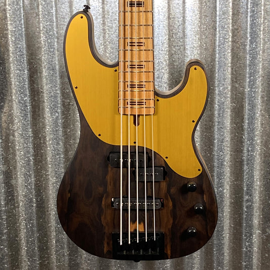 Schecter Model-T 5 Exotic Ziricote 5 String Bass #1508