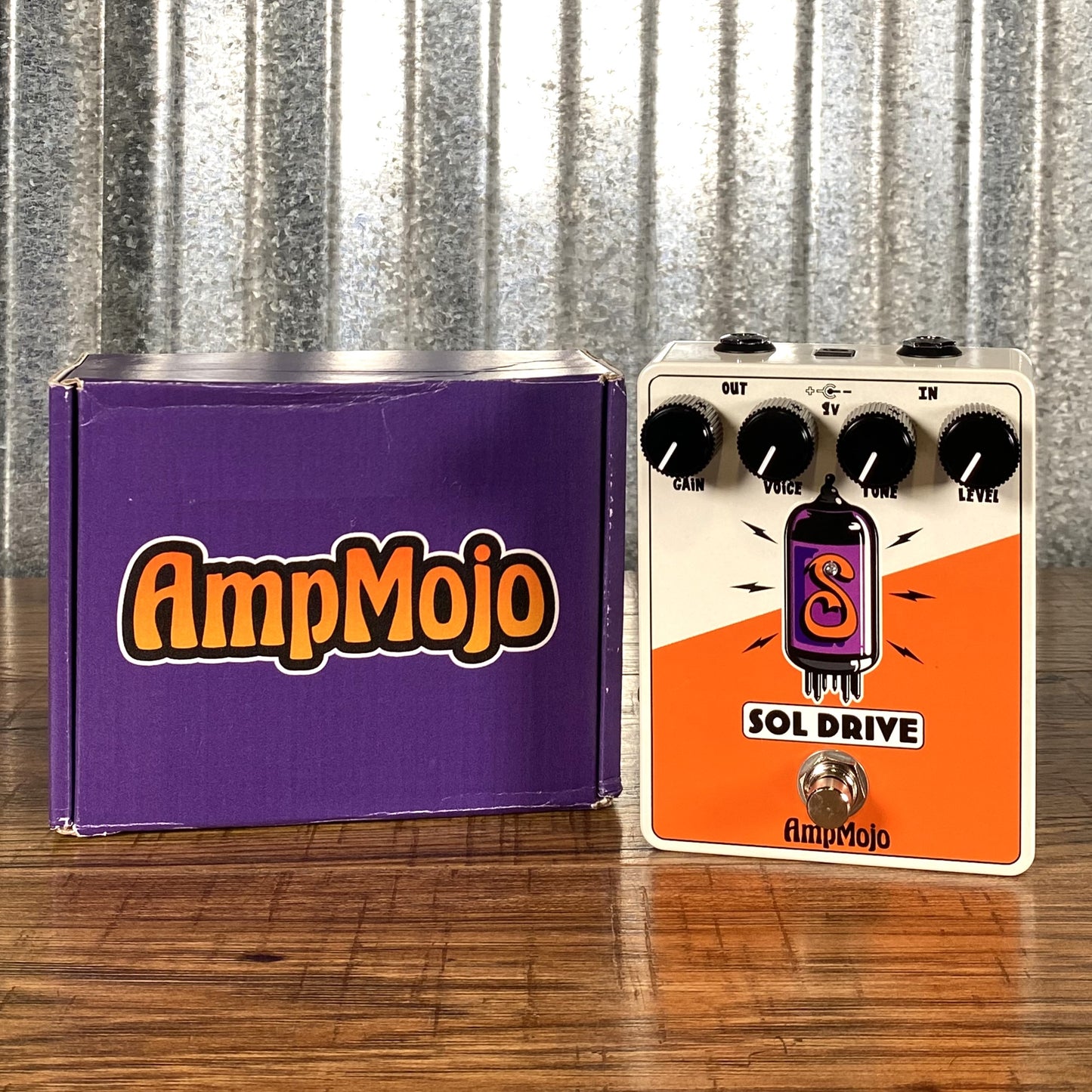 Amp Mojo Sol Drive Tube Overdrive Guitar Effect Pedal Used