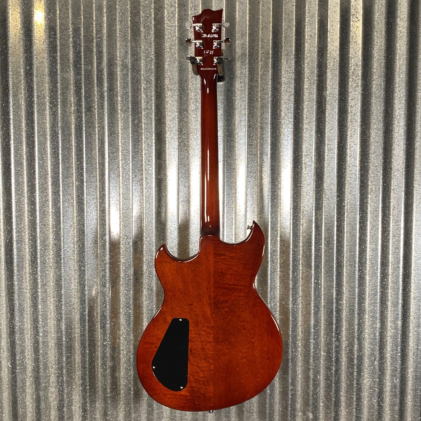 Reverend Limited Edition Manta Ray Semi Hollow Body Archtop Vintage Clear Natural Guitar & Case
