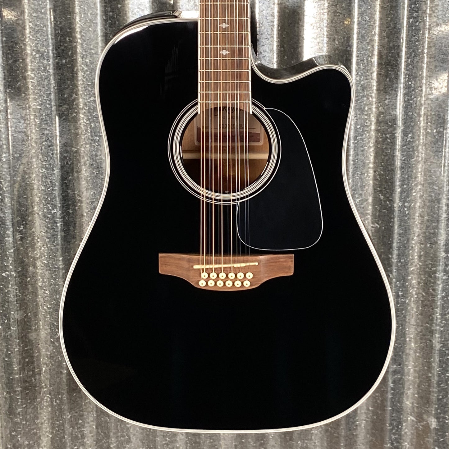 Takamine GD38CE Black 12 String Acoustic Electric Guitar & Bag #0934