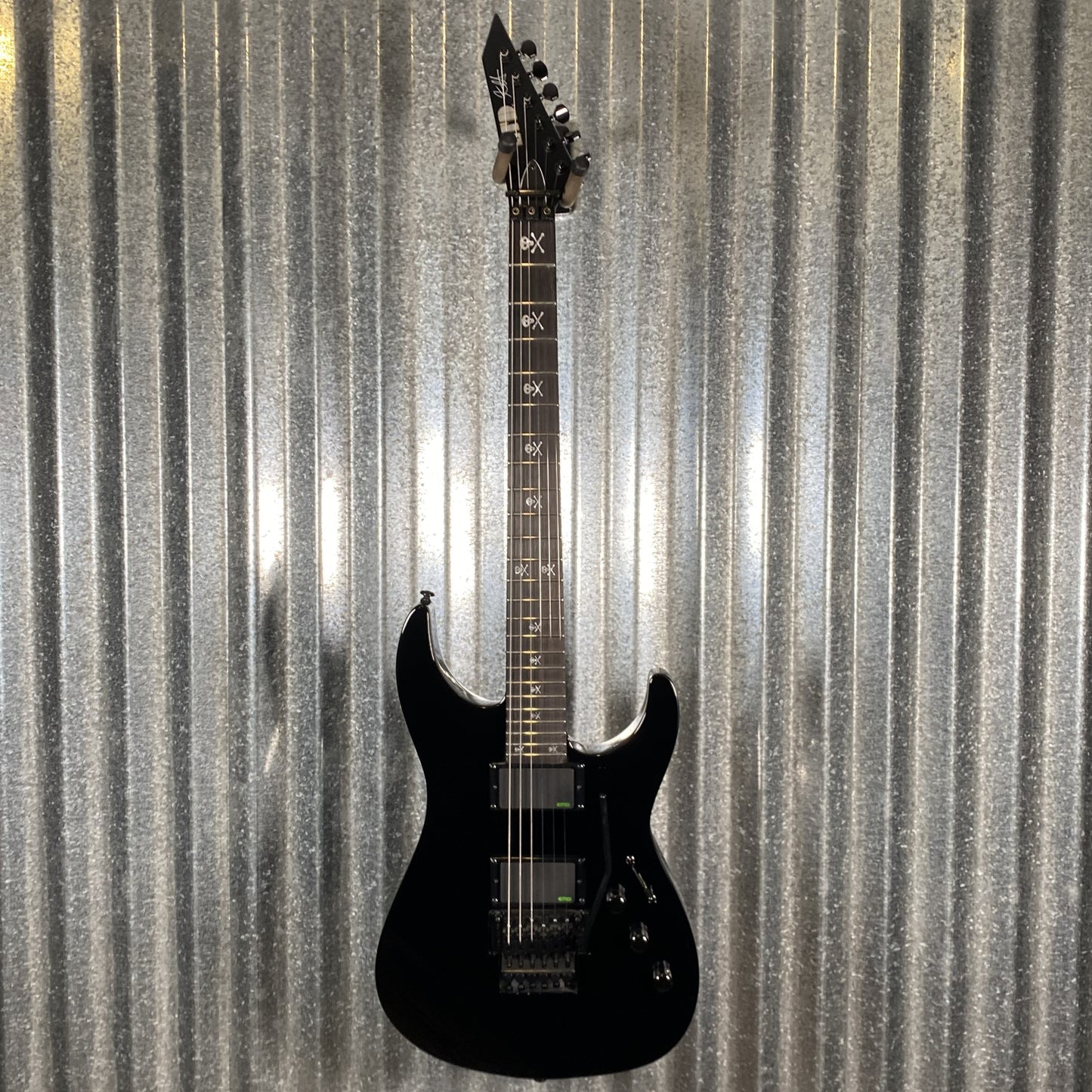 ESP LTD KH-602 Kirk Hammett EMG Black Guitar & Case LKH602 #1373 Used