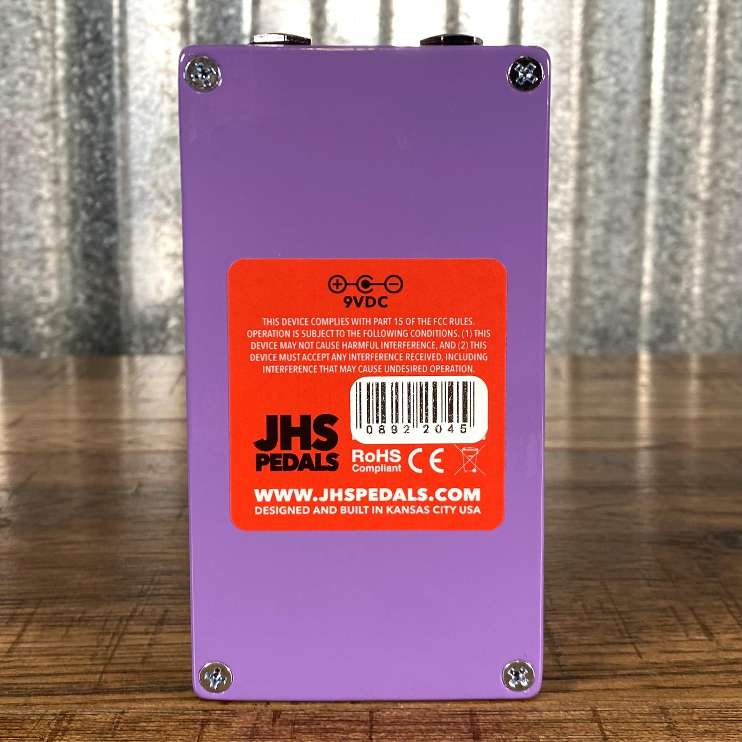 JHS Pedals Violet Lari Basilio Distortion Overdrive Guitar Effect Pedal Purple