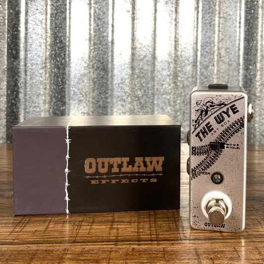 Outlaw Effects The Wye ABY Switch Guitar Effect Pedal