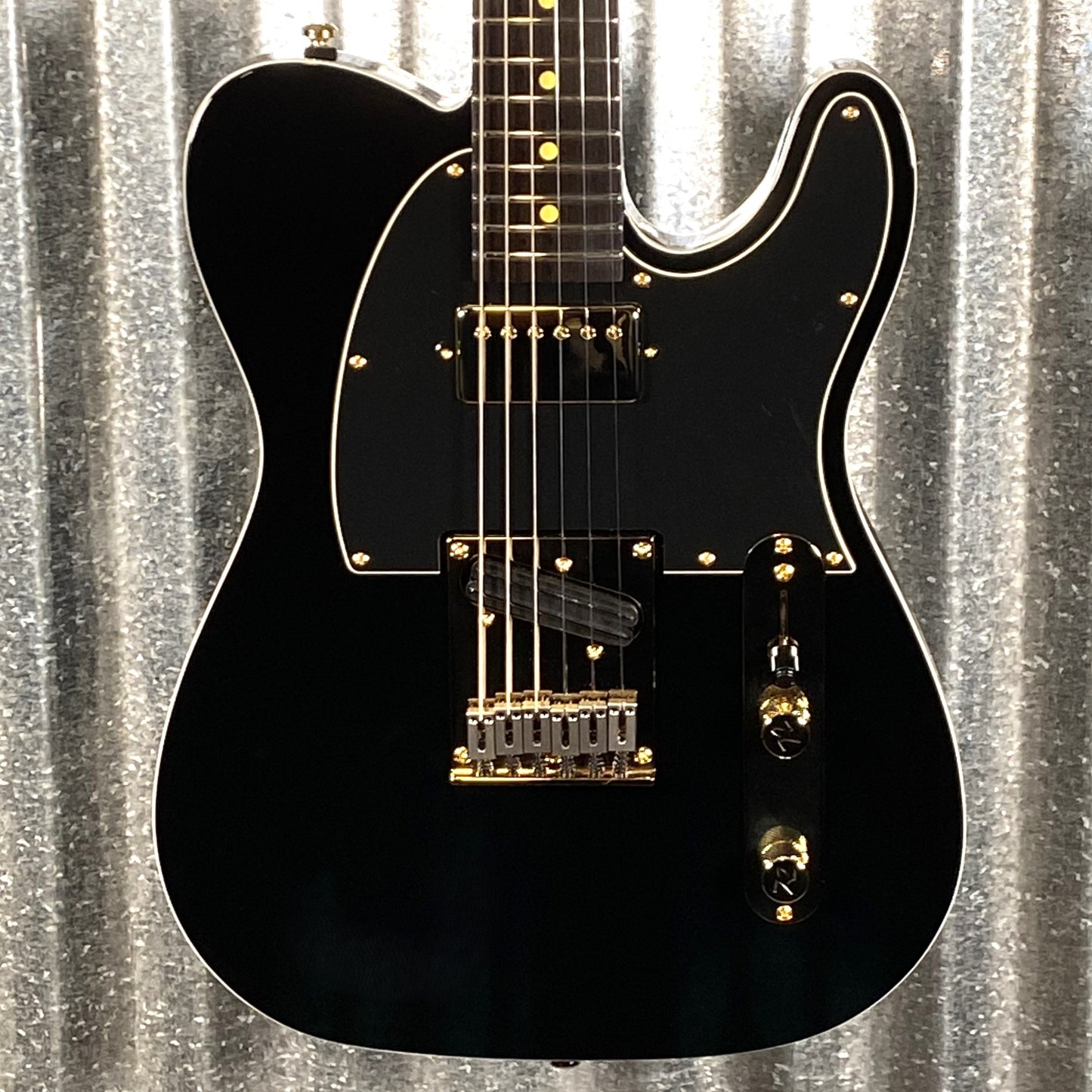 Reverend Pete Anderson Eastsider T Limited Run Gloss Black Guitar & Gator Bag Blem #32