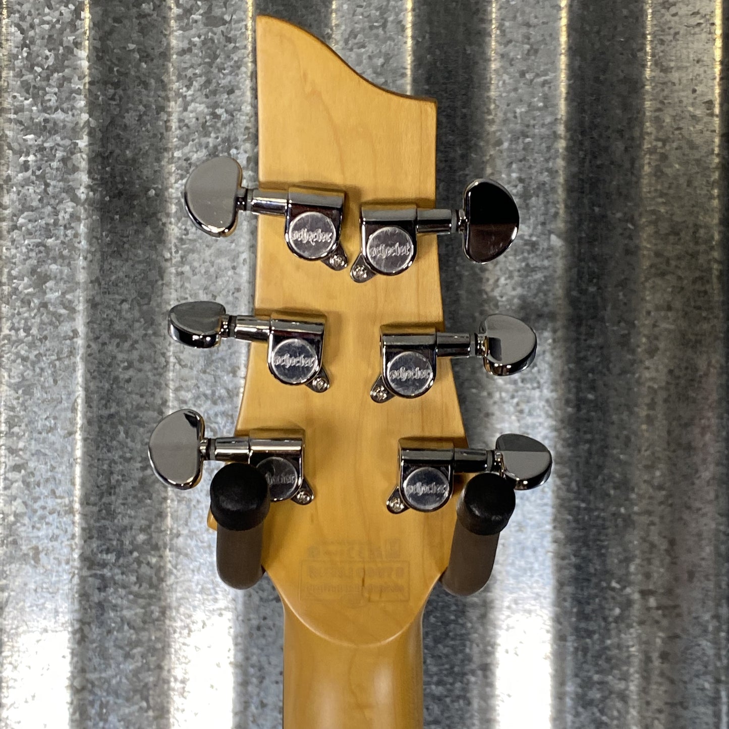 Schecter C-6 Deluxe Satin Black Guitar #0070