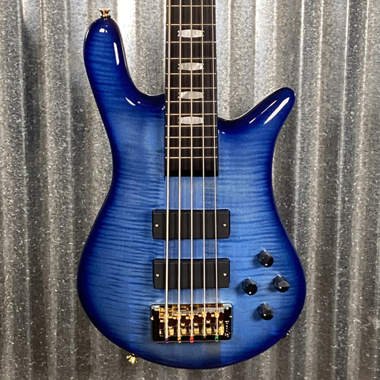 Spector Euro5 LT 5 String Bass Blue Fade Gloss EURO5LTBFG & Bag #20433