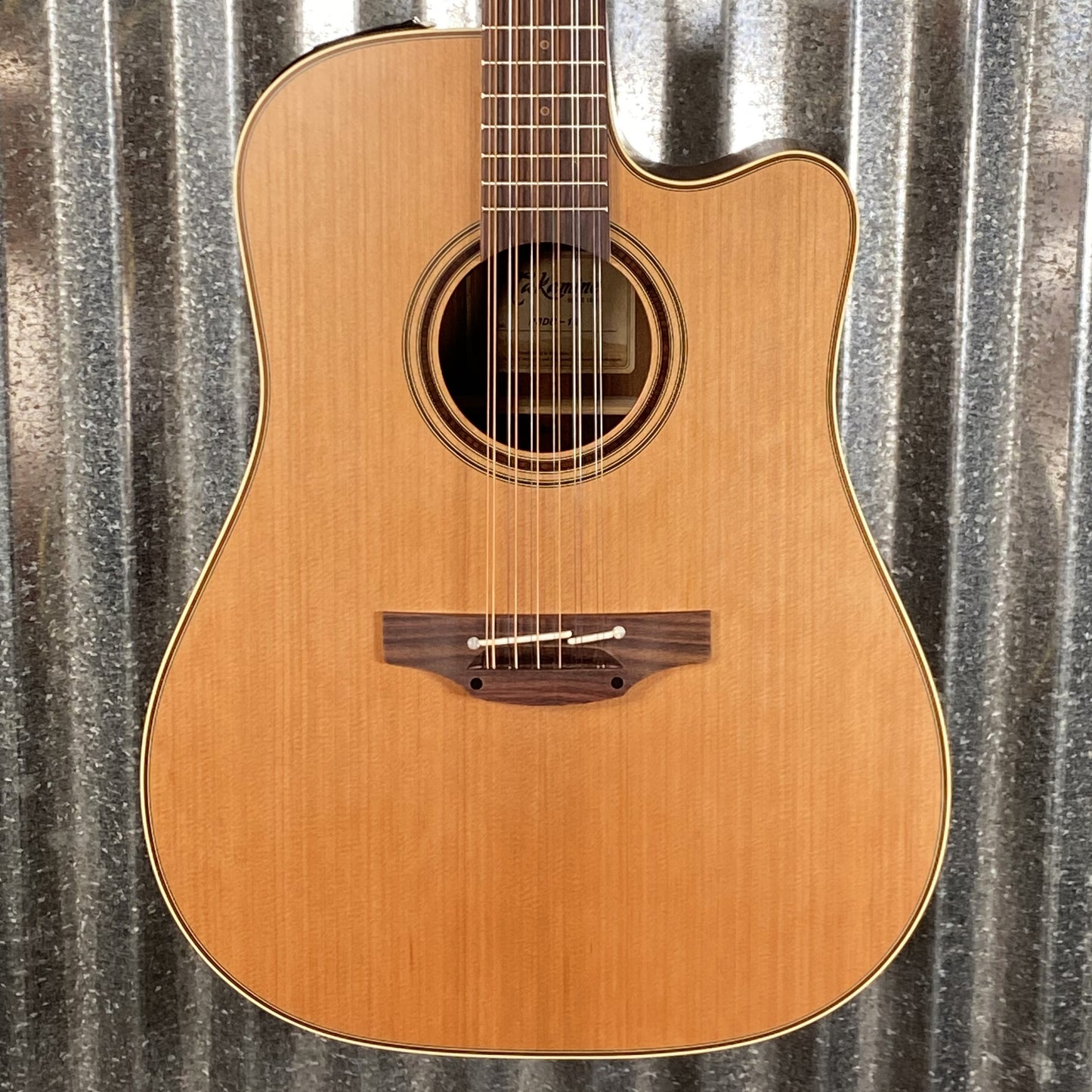 Takamine P3DC-12 Natural Cutaway 12 String Acoustic Electric Guitar & Case Japan #0266 Used