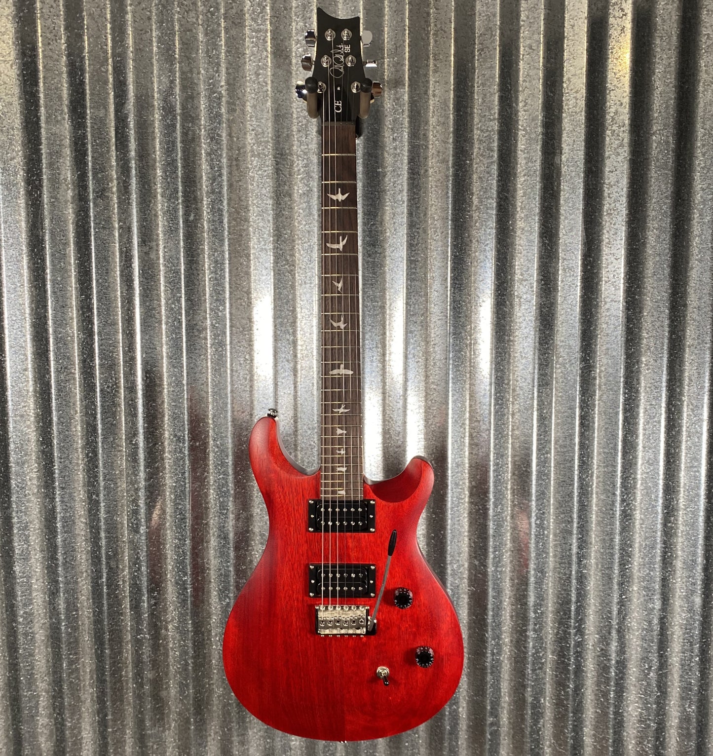 PRS Paul Reed Smith SE CE 24 Standard Guitar & Bag Vintage Cherry #3938