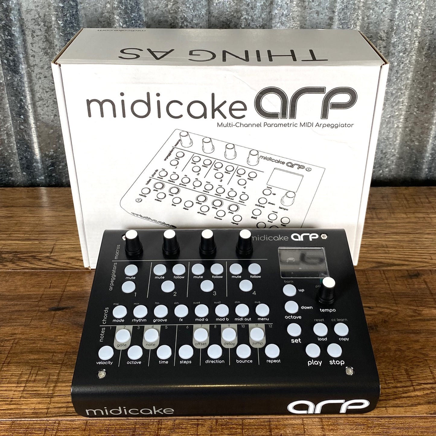 Midicake ARP Desktop Sound Generator Sequencer Controller Used
