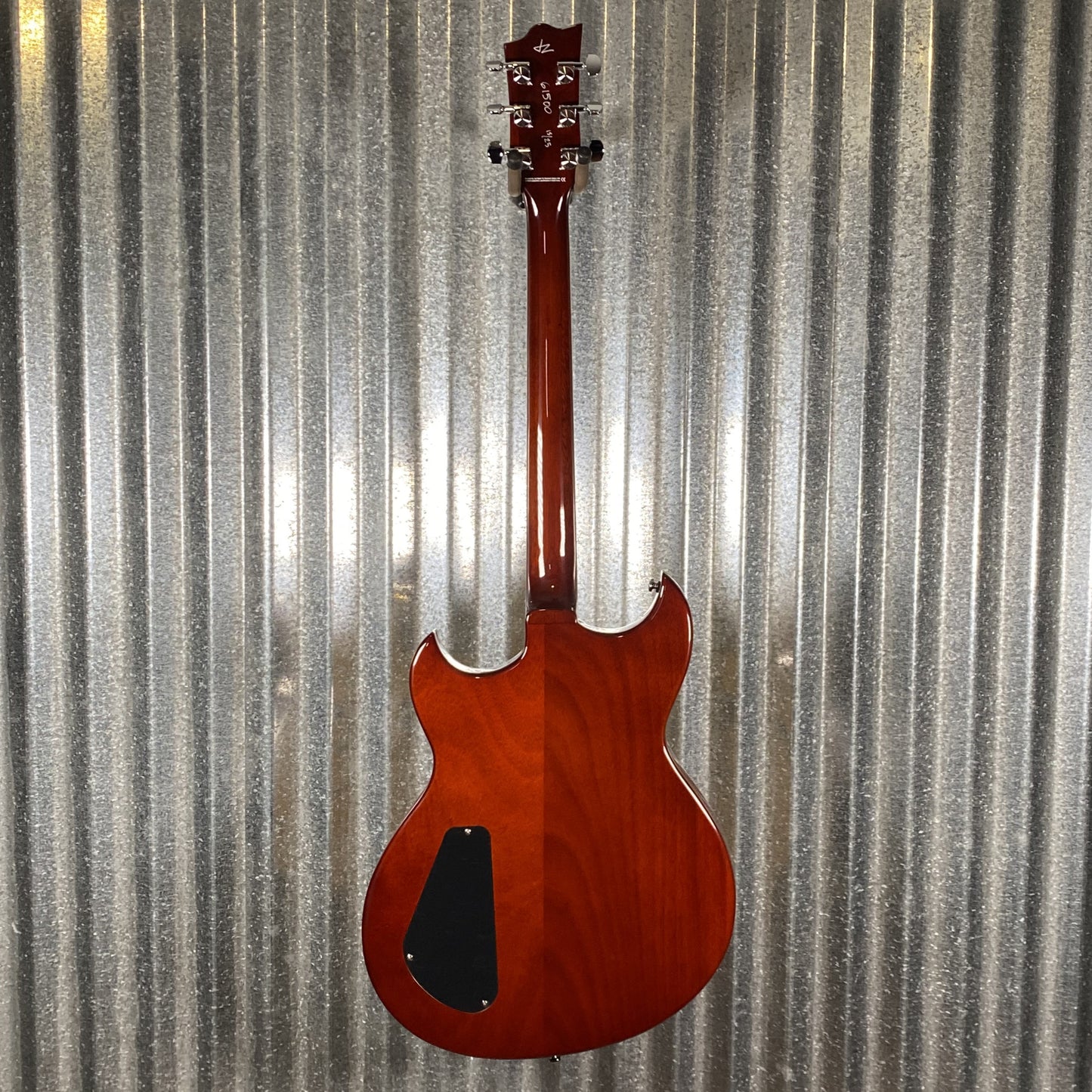 Reverend Limited Edition Manta Ray Semi Hollow Body Archtop Vintage Clear Natural Guitar #15 Blem