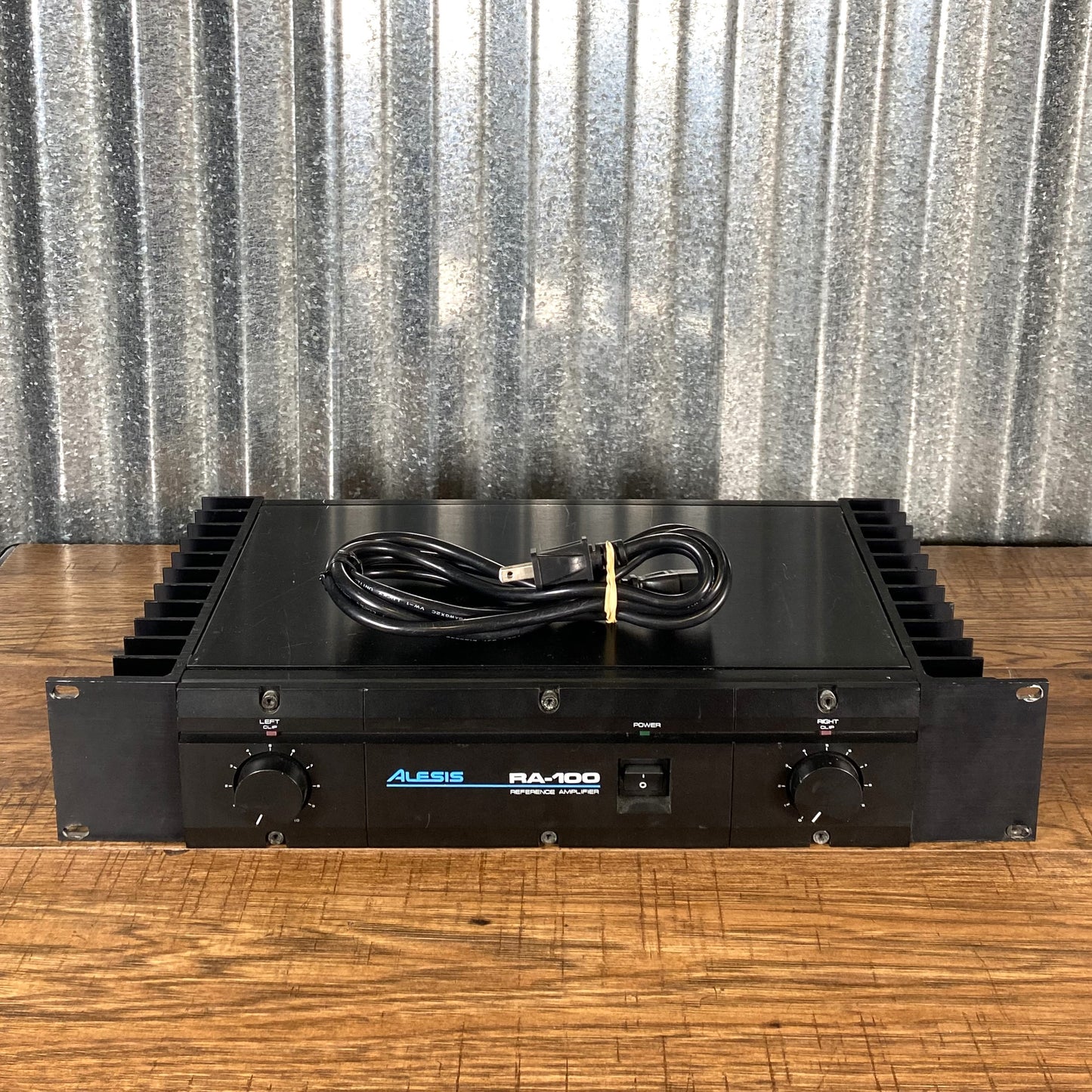 Alesis RA-100 Two Channel 100 Watt Studio Quality Reference Monitor Rack Amplifier RA100 Used