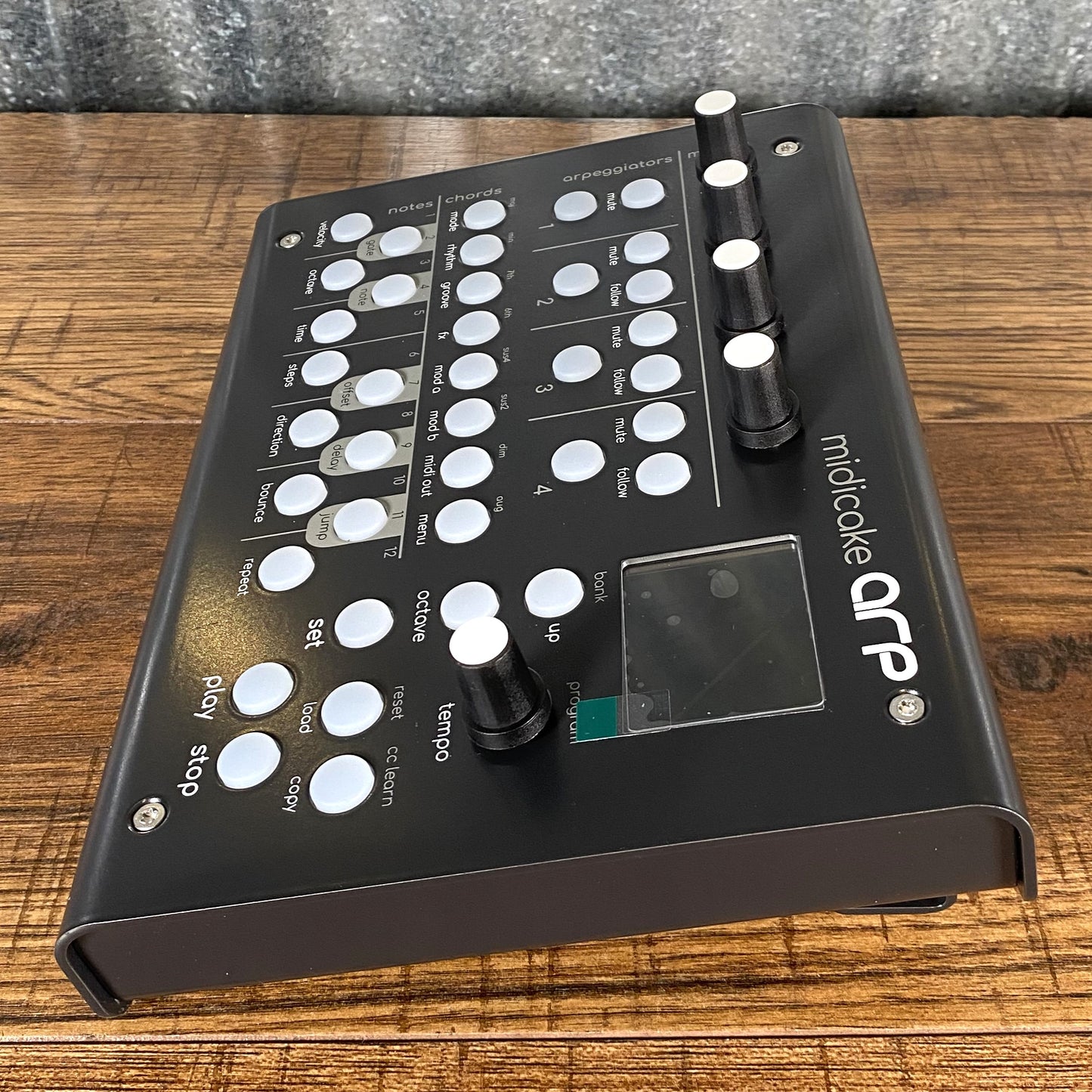 Midicake ARP Desktop Sound Generator Sequencer Controller Used