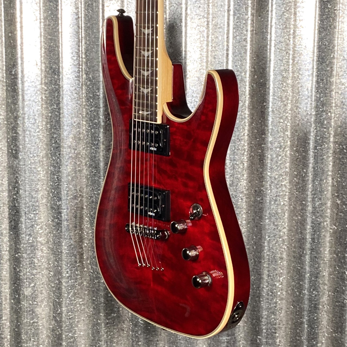 Schecter Omen Extreme 6 Black Cherry Guitar #0164