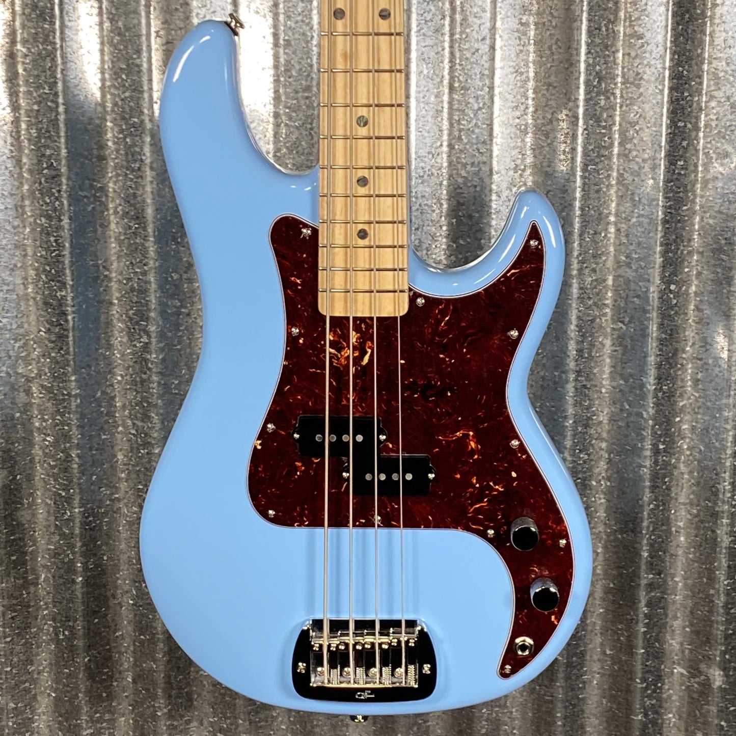 G&L USA LB-100 Himalayan Blue 4 String Bass & Bag LB100 #2033 Used